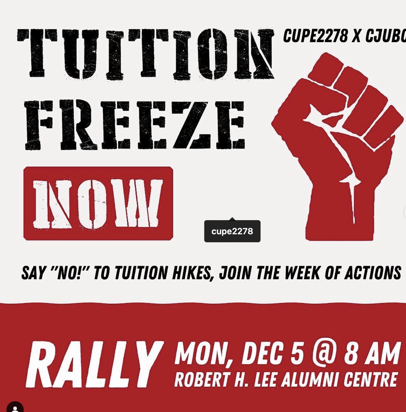 Tuition Freeze Now